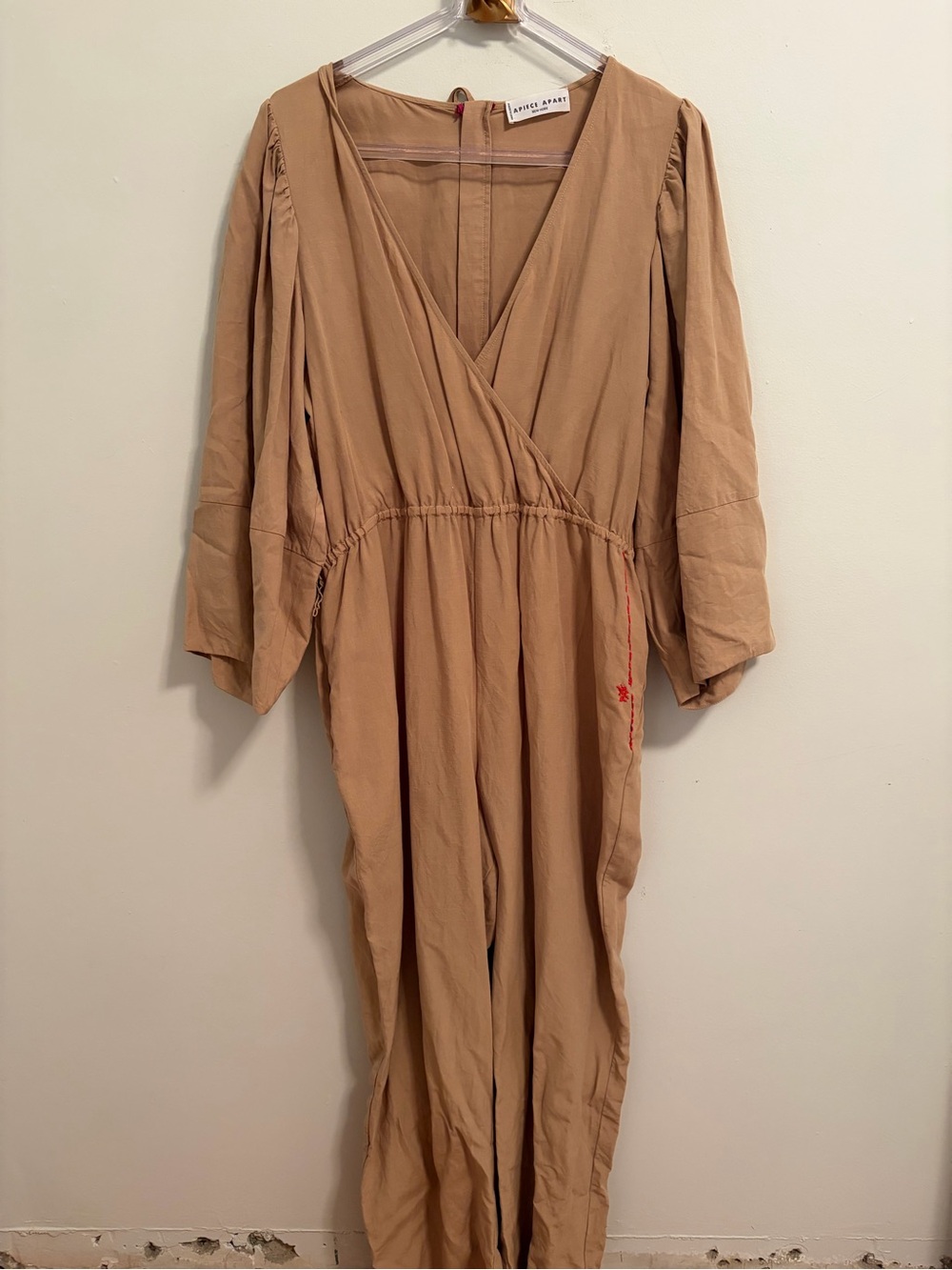 Apiece Apart New York Cotton Khaki Jumpsuit 10/12